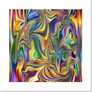 Abstract Background Posters and Art